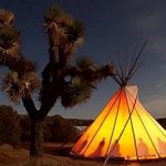 Photograph of a teepee