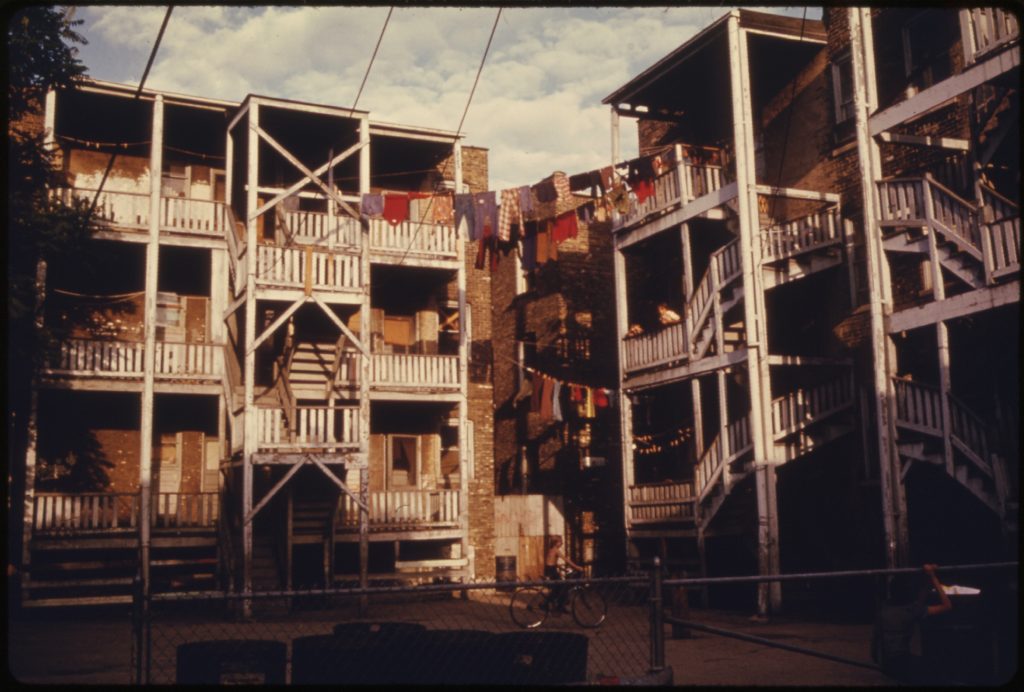 Photograph of urban housing