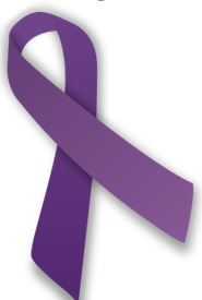 Image of a purple ribbon